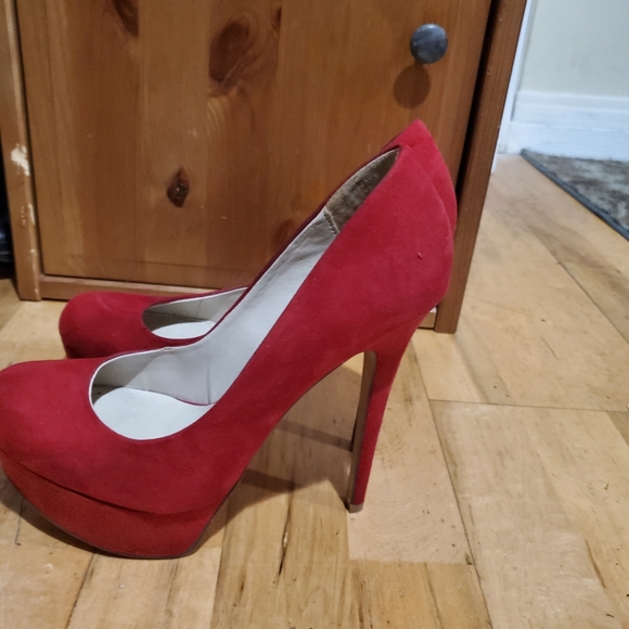 Suede platform Aldo Heels Size 7 - Picture 4 of 4